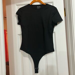 Cyanstyle Medium Black Bodysuit NWOT